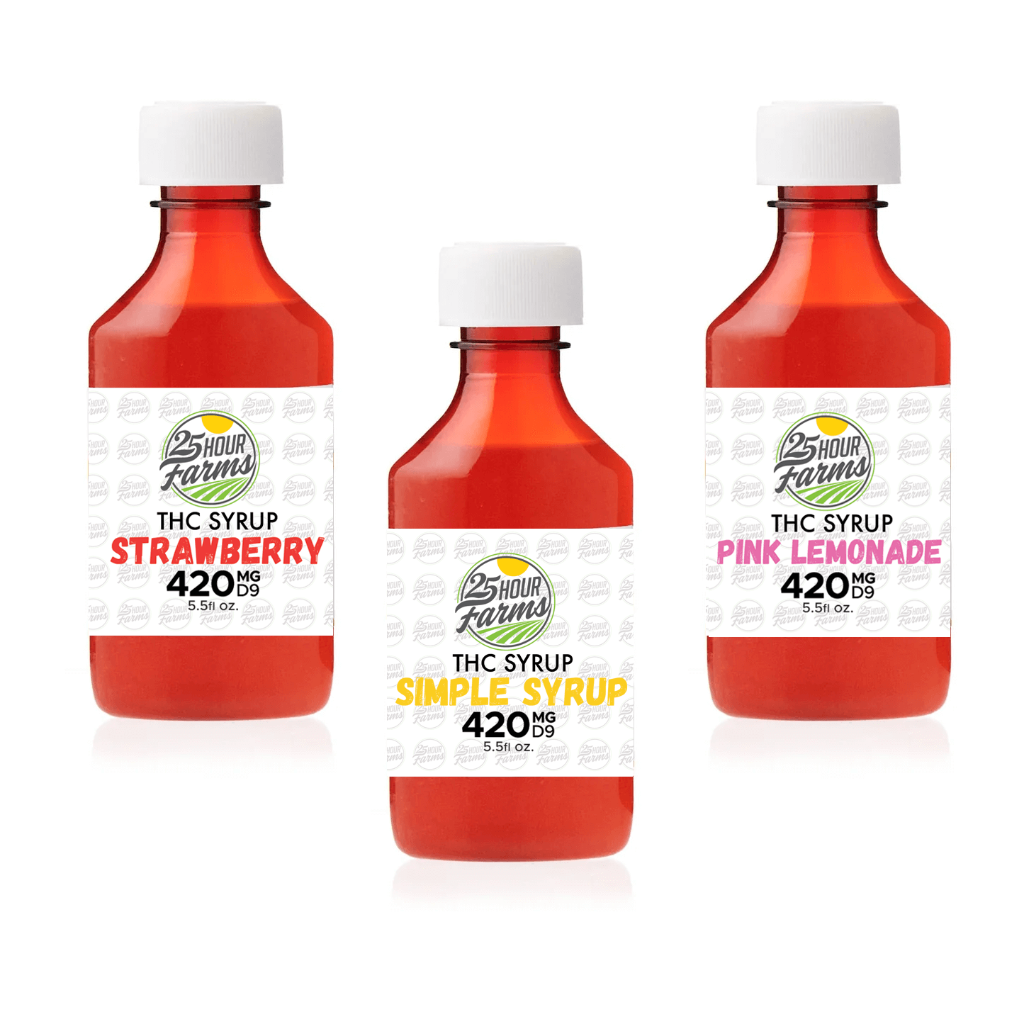 3 Pack THC Syrup & Lean